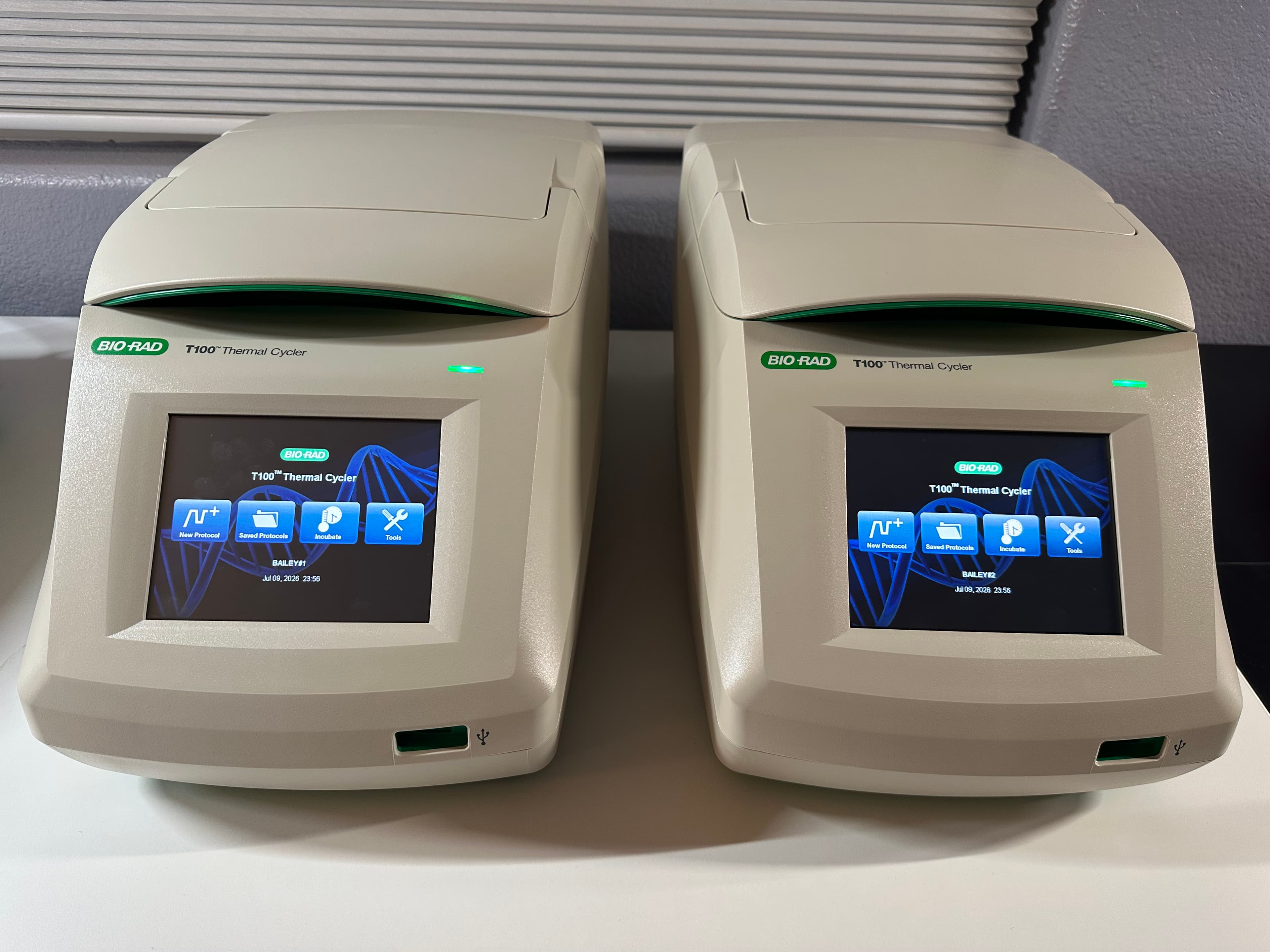 Bailey’s laboratory thermal cyclers.